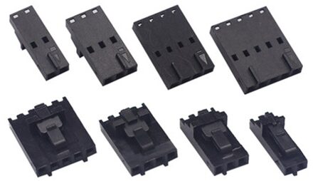 20Pcs MX2.54 Dupont Connector 2/3/4/5/6Pin Met Riem Gesp Enkele Rij 2.54mm Behuizing 3P