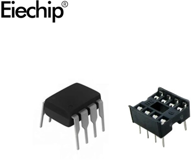 20pcs NE555 IC 555 & 8 Pin DIP Sockets (10 each) ic ne555 and Sockets DIP8 diy for arduino starter kit