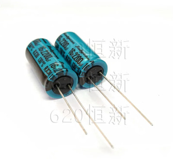 20PCS NEW RUBYCON RX30 16V2200UF 12.5X25MM Electrolytic Capacitor rx30 2200uF/16V 130 degrees 2200UF 16V 16RX302200M