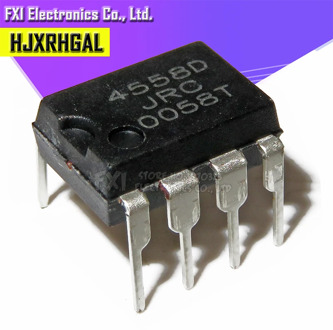 20PCS NJM4558D DIP8 NJM4558 DIP JRC4558D JRC4558 Dual operational amplifier New original
