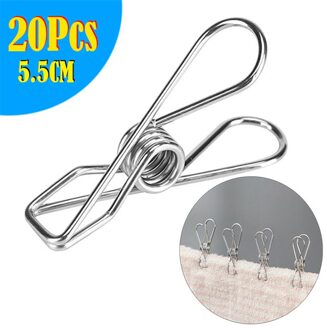20Pcs Outdoor Camping Wasknijper Clip Opknoping Outdoor Reizen Winddicht Blow Off Kleding Lijn Droogrek Klem Utilities N50