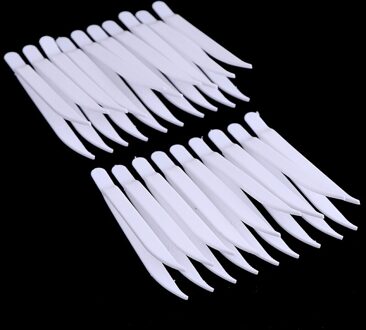 20Pcs Plastic Pincet Kralen Wegwerp Kleine Tang Voor Sieraden Maken