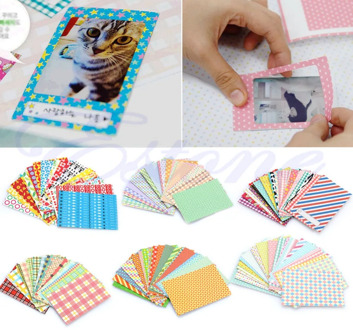 20Pcs Polaroid Camera Film Skin Masking Photo Sticker FujiFilm Instax Mini Decor
