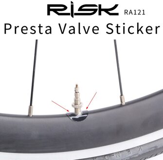 20Pcs Risico Fiets Presta Ventiel Sticker Mountain Racefiets Velg Bescherming Gas Air Nozzle Lijm Pad Buis Band Pakking