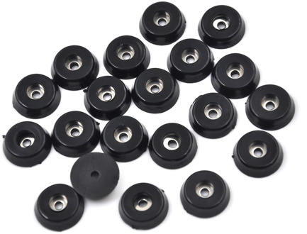20pcs Rubber Table Chair Furniture Feet Leg Pads Tile Floor Protectors 18x15x5mm