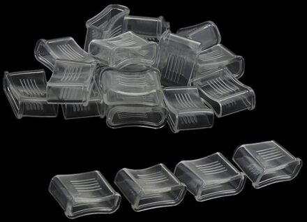 20pcs Scheidsrechter Fluitje Cover 2*2.2cm Transparant Fluitje Gedempte Mond Grip Voetbal Scheidsrechter Fluitje Beschermende Accessoire