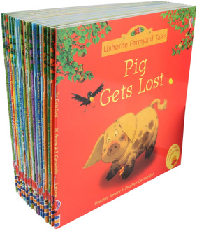20Pcs/set 15x15cm Usborne Farmyard Picture Books For Children Baby Famous Story English Tales Series Of Child Book Farm Story