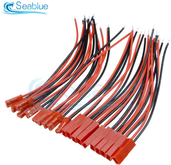 20Pcs/set 2 Pin Connector Male Female JST 2.5mm Plug Cable 22 AWG Wire For RC Battery Helicopter DIY LED Lights Decoration