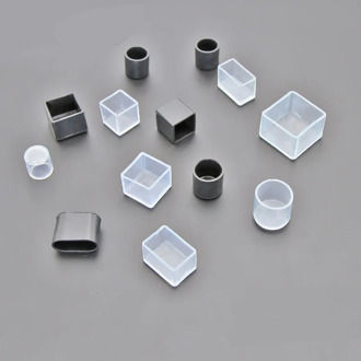 20Pcs/Set Black Table Chair Foot Cover Table Foot Cushion Stool Leg Cover Thickened Wear-Resistant Sofa Protective Cover