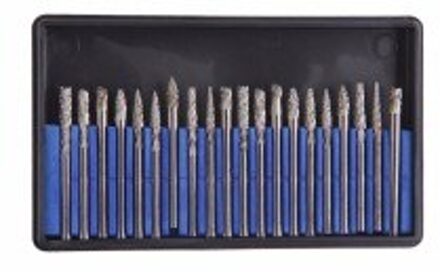 20Pcs Shank Tungsten Carbide Frees Bestand Burr Pak Ruimer Gereedschap Cut Set Wolfraam Staal Slijpen Hoofd Power Tools