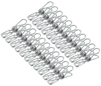 20Pcs Sterke Grote Winddicht Clip Laken Clip Sprei Clip Rvs Multifunctionele Clip Rvs Wasknijper