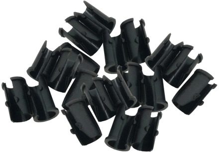 20pcs U Type Bike Frame Brake Buckle Shim Tubes Cable Guide Clip Sleeves