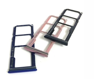 20PCS Voor Samsung Galaxy A9 A9 Ster Pro A9S SM-A920F A920DS A920 Sim Kaart Lade SD Reader Houder SIM Card Tray Slot Houder zwart