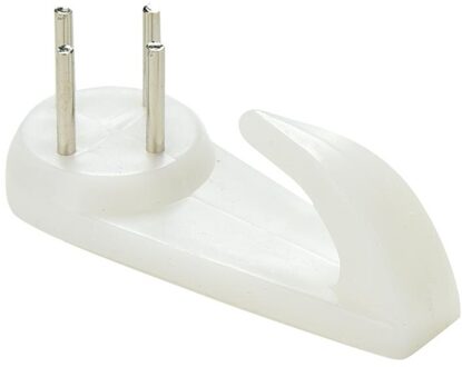 20Pcs Wit Plastic Onzichtbare Hard Fotolijst Muur Hooksmount Foto Fotolijst Nagel Haak Hanger XL