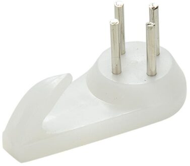 20Pcs Wit Plastic Onzichtbare Muur Mount Foto Fotolijst Nagel Haak Hanger Hard Fotolijst Muur Haken