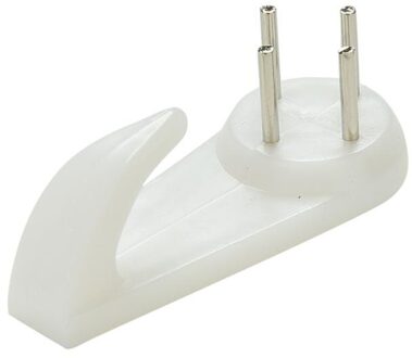 20Pcs Wit Plastic Onzichtbare Muur Mount Foto Fotolijst Nagel Haak Hanger Hard Fotolijst Muur Haken