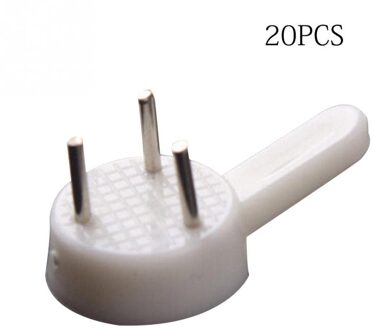 20Pcs Wit Schilderen Fotolijst Haak Plastic Onzichtbare Muur Mount Foto Foto Nagel Haak Hanger Nagel Haak Hanger Spiegel