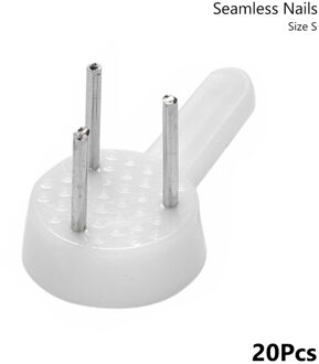 20Pcs Witte Muur Haken Mount Fotolijst Naadloze Nail Schilderen Foto Plastic Invisibl Nail Plastic Opknoping Hanger Home Decor 25x14x5mm 20stk