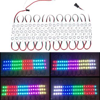 20Pcs WS2811 Full Color Led Pixel Licht Module 3 Led IP65 Waterdichte 5050 Rgb Kleur 2811 Digitale Led Kerst licht