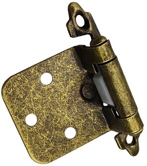 20Pcs Zelf Dicht Kastdeur Scharnier Keuken Kast Flush Lente Scharnier Garderobe Keukenkast Antieke Meubels Hardware Brons