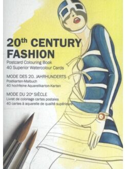20th Century Fashion - Postcard Colouring Book - Boek Pepin van Roojen (9460096123)