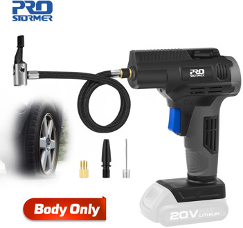 20V Air Inflator Portable Car Air Compressor Pump Handled Digital Rechargable Air Compressor Hot Bare Tool By PROSTORMER
