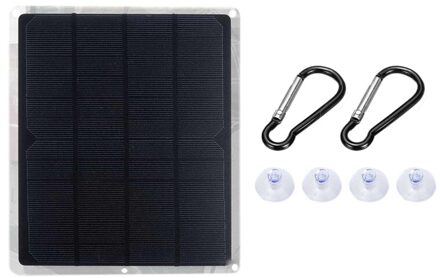 20W 12V Monokristallijn Zonnepaneel, Milieuvriendelijke Draagbare Solar Opladen Boord, Waterdichte 210X180mm