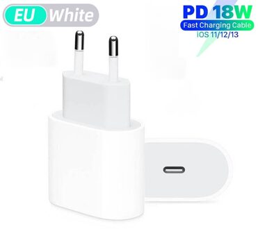 20W 18W Pd Usb C Lader Voor Iphone 12 Pro Max 11 Xs Xr Fast Charger Type C qc 3.0 Op Xiaomi Quick Opladen Mobiele Telefoon Oplader 18W EU plug