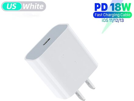 20W 18W Pd Usb C Lader Voor Iphone 12 Pro Max 11 Xs Xr Fast Charger Type C qc 3.0 Op Xiaomi Quick Opladen Mobiele Telefoon Oplader 18W US plug