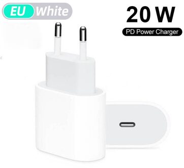20W 18W Pd Usb C Lader Voor Iphone 12 Pro Max 11 Xs Xr Fast Charger Type C qc 3.0 Op Xiaomi Quick Opladen Mobiele Telefoon Oplader 1stk / 20W EU plug
