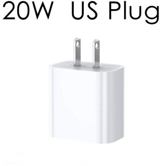 20W Mag Veilig Usb Fast Charger Adapter Voor Magsafe Apple Iphone 12 Pro Max Mini Magnetische Draadloze Oplader Pd quick Charge Plug 20W US