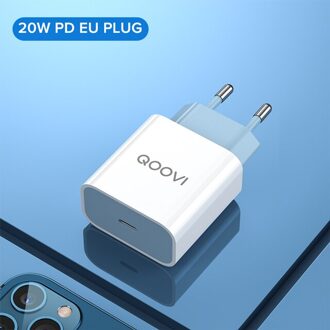 20W Pd Charger Quick Charge 4.0 3.0 Usb Type C Muur Adapter Qc Snelle Opladen Telefoon Voor Iphone 12 pro Max Mini 11 8 Huawei Xiaomi 20W EU PD lader