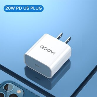 20W Pd Charger Quick Charge 4.0 3.0 Usb Type C Muur Adapter Qc Snelle Opladen Telefoon Voor Iphone 12 pro Max Mini 11 8 Huawei Xiaomi 20W US PD lader