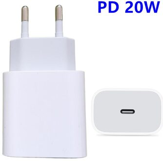 20W Pd QC4.0 QC3.0 Snelle Oplader Voor Apple Iphone 13 12 11 Pro Ipad Mini Samsung S20 Ultra Note 20 10 Usb Snel Opladen Adapter eu