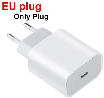 20W Snelle Usb Charger Quick Charge 3.0 Type C Pd Snel Opladen Voor Iphone 12 Usb Charger Met Qc 3.0 Telefoon Oplader EU plug