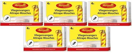 20x Aeroxon vliegenvangers met plakstrip 22 cm - Ongediertevallen - Ongediertebestrijding
