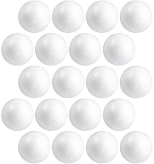 20x Beschilderbare piepschuim ballen/bollen 3 cm