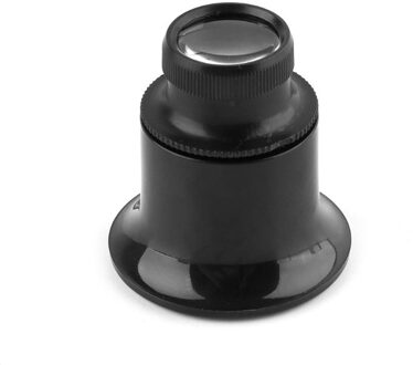 20X Juwelier Horloge Vergrootglas Tool Monoculaire Vergrootglas Loupe Lens Zwart