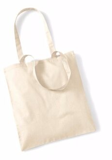 20x Katoenen schoudertasjes naturel 42 x 38 cm - 10 liter - Shopper/boodschappen tas - Tote bag - Draagtas