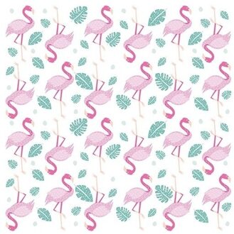 20x Papieren servetjes vogel print 33 x 33 cm