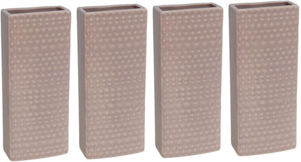 20x Radiator bak luchtbevochtigers / waterverdampers rechthoekig Luna oudroze 17,7 cm