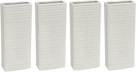 20x Radiator bak luchtbevochtigers / waterverdampers rechthoekig Luna wit 17,7 cm