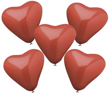 20x stuks Rode hartjes ballonnen 26 cm
