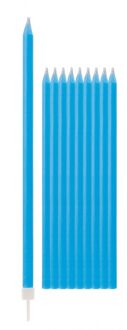 20x Turquoise kaarsen 15,5 cm