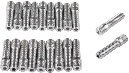 20x Uitgebreid Wiel Stud Conversie M14x1.5 Om M12x1.5 Studs Adapter Kit 58Mm