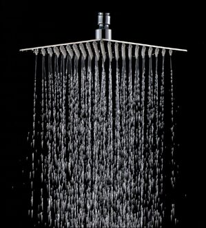 20X20Cm 8 Vierkante Rvs Regendouche Neerslag Badkamer Top Sproeier Dunne Hoge Druk