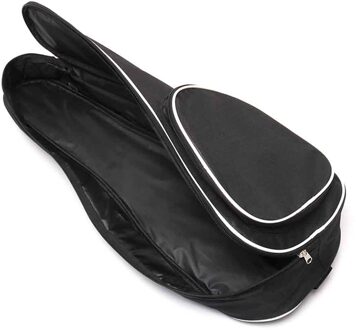 21/23/26 Inch Rits Zakken Verdikte Ukulele Bag Black Oxford Doek Schokbestendig Gewatteerde Met Handvat Opslag Rugzak Case 23 duim