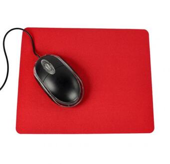 21.5X17.5 Cm Muismat Gaming Pc Laptop Mouse Pad Anti-Slip Effen Kleur Rechthoek Mat Alfombrilla Raton коврик Для Мыши Rood