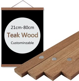 21-70 Cm Schilderen Frame Magnetische Houten Hanger Houten Fotolijst Schilderdoek Poster Frame Canvas Frame Art Hanger kerst WT108-1 / 21CM