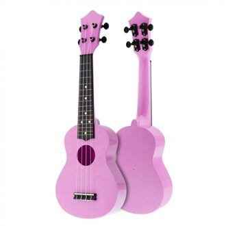 21 Inch Akoestische Ukulele Uke 4 Snaren Hawaii Gitaar Gitaar Instrument voor Kinderen en Muziek Beginner Roze